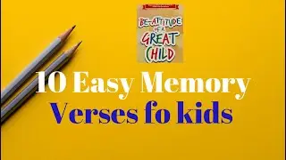10 easy memory verses for kids