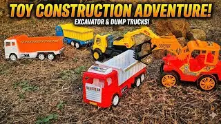 Toy Mining Truck & JCB Working Together | Stone Mining Construction | Toy Vehicles Action Video