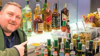 Sneaking into Airport Lounge  for Free Food and Drink at Qatar Airways Silver Lounge Doha