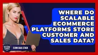 Where Do Scalable eCommerce Platforms Store Customer And Sales Data? | Ecom SaaS Stack News