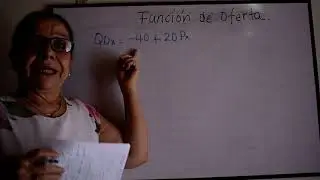 LA FUNCIÓN DE OFERTA