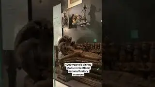 4000 year old vishnu statue in Scotland Edinburgh history  science museum #shorts