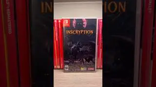 Unboxing inscryption for Nintendo switch #nintendo #nintendoswitch #gaming #videogames #indiegame