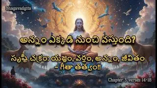 Cycle of Creation: Yajna, Rain, Food, Life &ndash; Wisdom from the Gita | అన్నం ఎక్కడి నుంచి వస్తుంది?