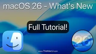 macOS 26 Tahoe - New features & changes - full tutorial walk through!