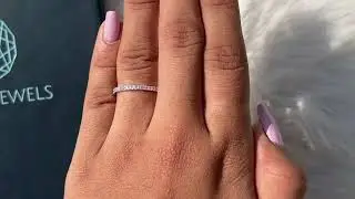 Channel Set Round Diamond Eternity Ring  @ourosjewels