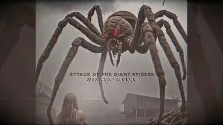 HORROR SYNTH MUSIC - Attack Of The Giant Spiders - Dark Synthwave, Retrowave, new  80s Horror music.