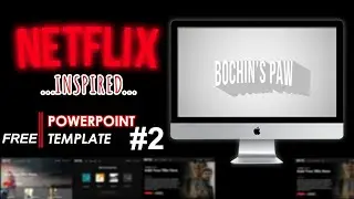 Tutorial NETFLIX inspired PowerPoint (PPT) FREE Template