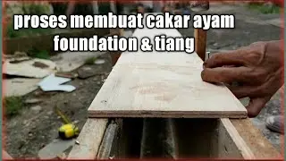 cara proses membuat foundation & tiang,exstend belakang.