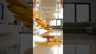 Which Staircase Would You Take? #asmr #asmrfood #oddlysatisfying #dream #viral