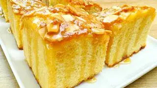 Easy Caramel Cake recipe - Cake in 5 minutes! You will make this cake every day!