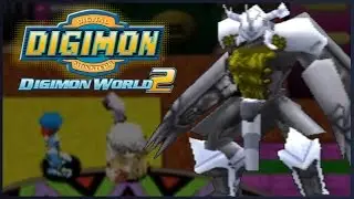 Jijimon, Esteena e Chaos BlackWarGreymon - Digimon World 2 #14