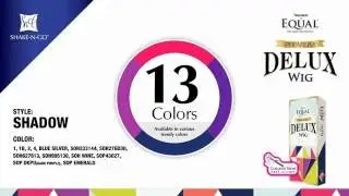 13 Colors of Freetress Equal Synthetic Premium Delux Wig -SHADOW --/WIGTYPES.COM