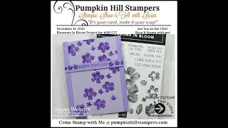 Stampin' Show & Tell - Blossoms In Bloom for MCC27