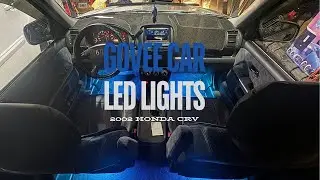Govee Car LED Lights Install for 2002 Honda CRV