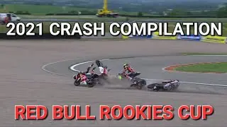 2021 Red Bull Rookies Cup Crash Compilation