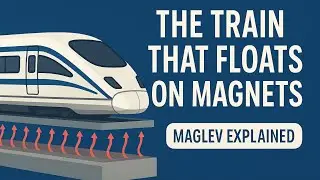 The Train That Floats on Magnets | Maglev Technology Explained . #MaglevTrain #science #physics