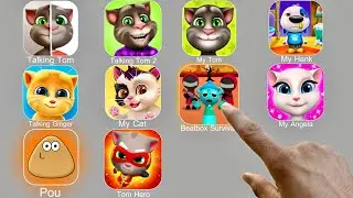 Talking Tom,Beatbox Survival,My Hank,My Angela,Pou,Tom Hero,Roblox,Talking Ginger,My Cat,My Tom,