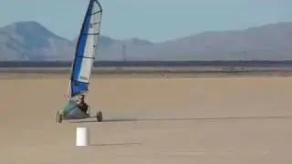 Blokart Sailing on Red Lake, AZ  December 18, 2009