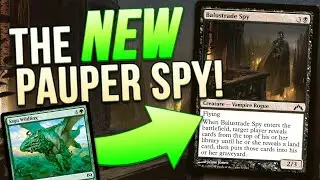 HOW MANY LANDS?! Pauper Balustrade Spy + Lotleth Giant Graveyard Combo | Magic: The Gathering MTG