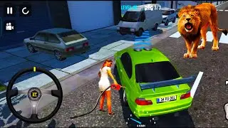 Green BMW is Parking - Car Parking 3D Modified Car City Drift #1 - Best Game (Android iOS)