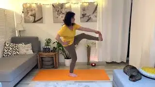 Yoga 🧘🏻🪴🍀Standing pouses, Warriors, Meditation, breathing Technics, thighs strenghtening