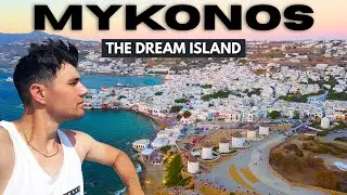 Uncut Mykonos Walking Tour 🇬🇷 | POV Greece Travel Vlog With Ambient City Sounds