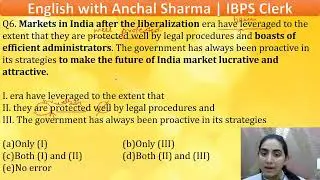 Error Free Thursday | Most Important Error Detection | Anchal Sharma Ma'am | IBPS Clerk | PO | SBI