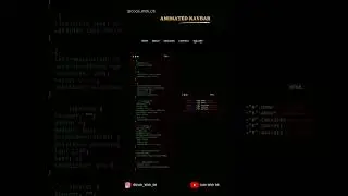 || Animated Navbar || HTML || CSS || 