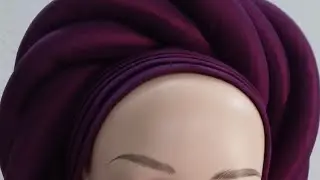How to make spiral twist turban #turbantutorial #turban #trending