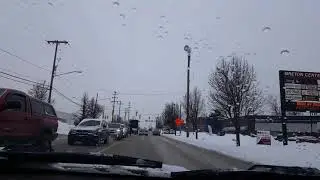 TWO jaywalking morons on Breton Road, Grand Rapids, Michigan
