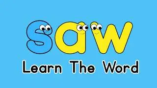 saw - Tricky High Frequency Word First Grade #66