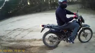 SUZUKI DR125 test