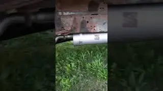 ГАЗель ЗМЗ-402 новая выхлопная система #gazhd1998