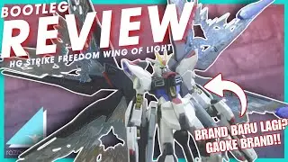 HG Strike Freedom Gundam Wing of Light Bootleg by GAOKE BRAND REVIEW (Bahasa Indonesia)(English Sub)