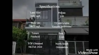 Brand New Freehold Landed in District 15