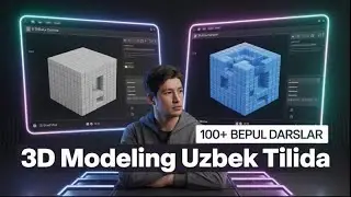33-Dars [BEPUL KURS] 3D Modeling Darslari: 3ds Max, Marvelous, Corona Render | Asror 3D School
