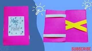 How to make magic wallet | Magic tutorial | Paper Magic book |Best paper magic card |Easy Paper Toy