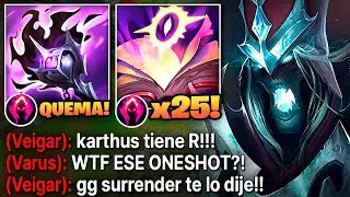 Karthus Pero Cada R quita el 80% de Vida con esta Build