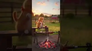Fat cat goes hunting this time for a chicken 🍗