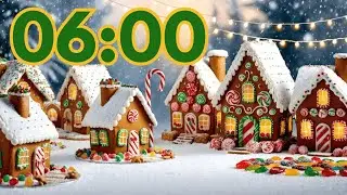 6 Minute Christmas Countdown Timer 🎄 | No Music, Festive Alarm | Holiday Timer