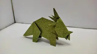 Origami Dinosaur Styracosaurus Step By Step