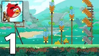 Angry Birds | Gameplay Walkthrough - Part 1 - First Time Playing This Game - (Android,IOS) 
