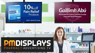 Pharmacy Advertising TV by PM Displays