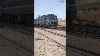 Iptn Twins Wag 7 With Wagons #indianrailway #wag7 #shorts
