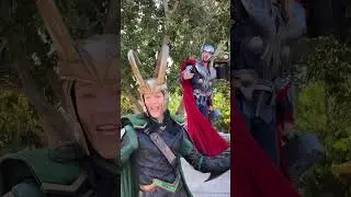 Avengers Campus Loki&rsquo;s Grand Entrance is interrupted by Thor, Ant-Man & The Wasp - Disney CA 10/4/25