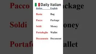 easy phrases in Italian #italianlanguage #learnitalian