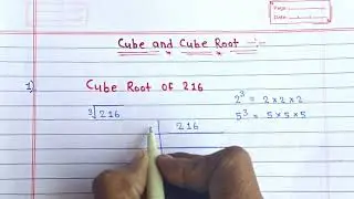 Cube and cube root class 8 trick ll how to find square root 