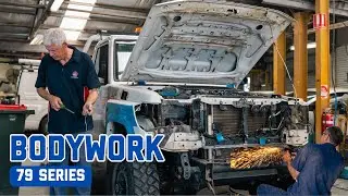 Landcruiser 79 Series: Full Strip Down & Dent Repair Transformation!