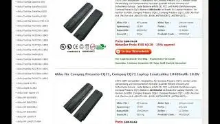 Akku f&uuml;r Compaq Presario CQ71